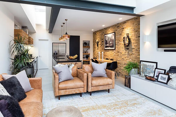 Victorian Brick Terraced House in London, UK