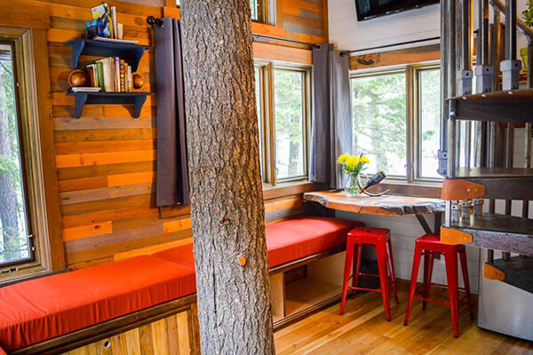 Treehouse Retreat in Montana Besides Whitefish Mountain Ski Resort