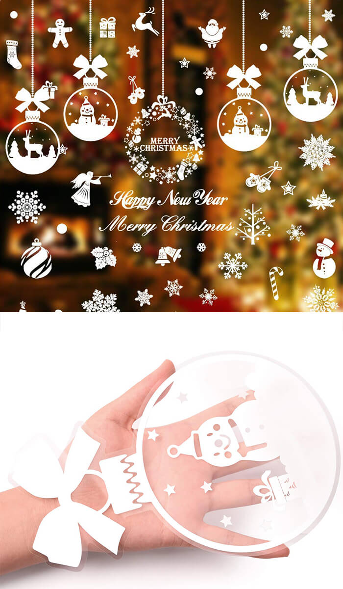 Christmas Window and Wall Decals: A Quick and Effective Way To Apply a Festive Looking