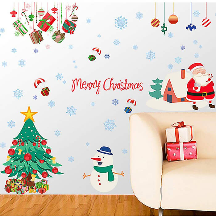 Christmas Window and Wall Decals: A Quick and Effective Way To Apply a Festive Looking