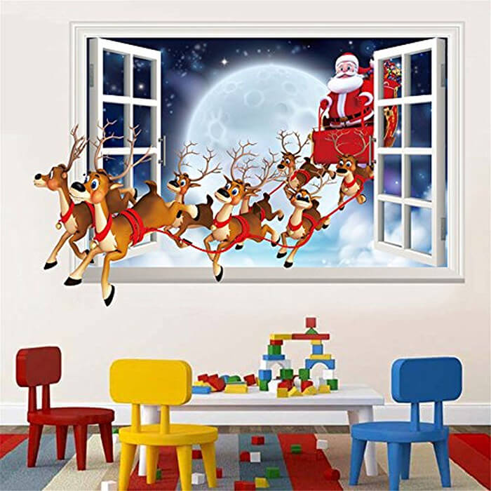 Christmas Window and Wall Decals: A Quick and Effective Way To Apply a Festive Looking