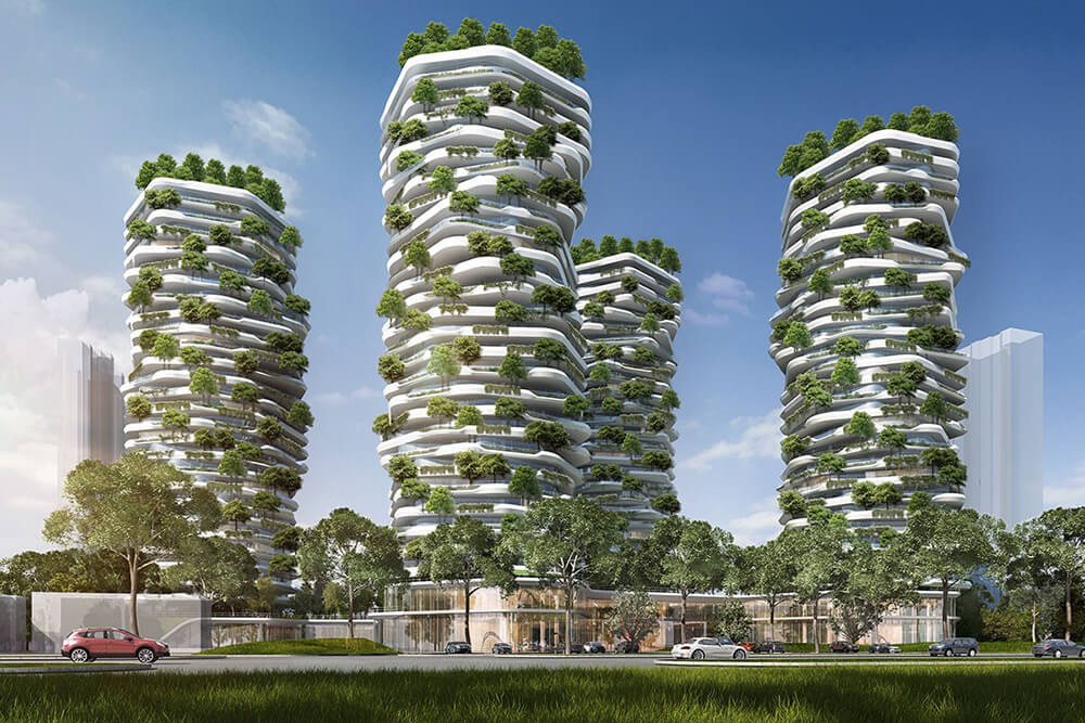 Yancheng Vertical Forest: A Residential Complex Provides Healthy and Modern Lifestyle