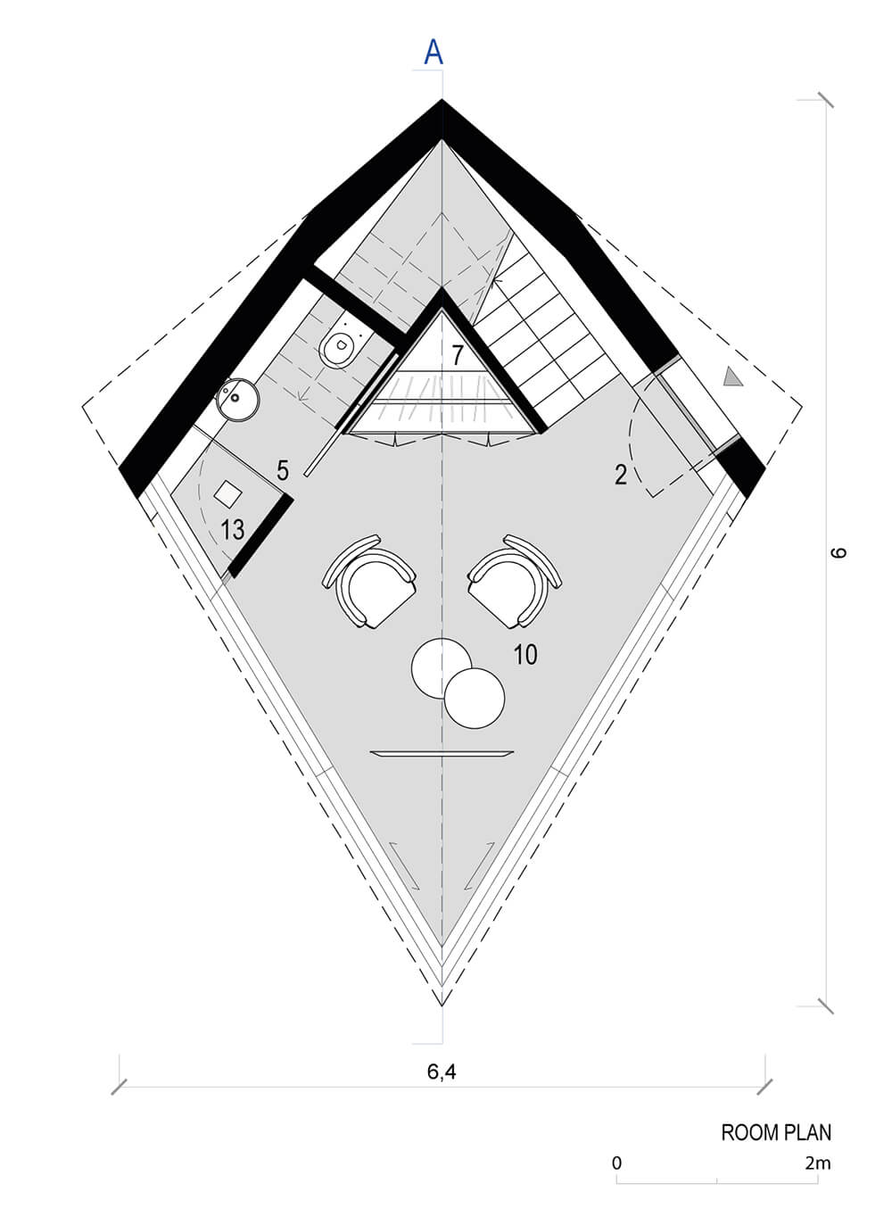 Sustainable Prism-Shaped Treehouses Concept in Italy