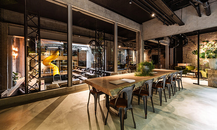 Stunning Branding and Interior Concept of Upstairs Hotel